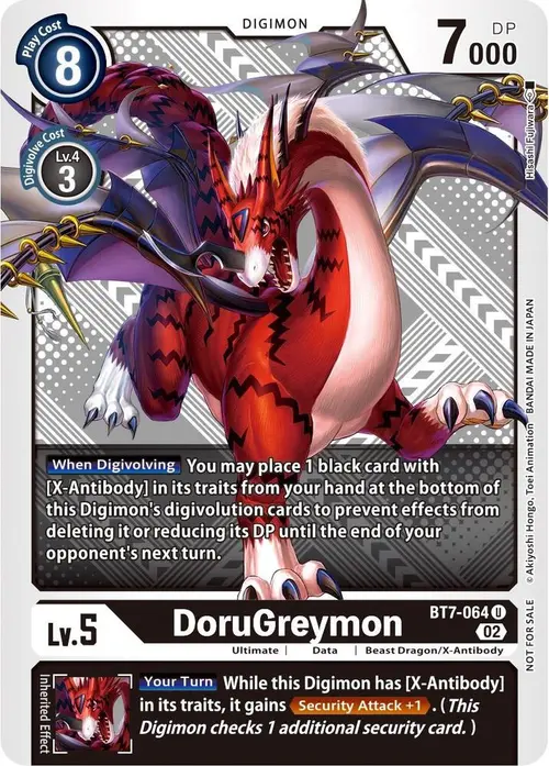 DoruGreymon (Winner Pack Xros Encounter) card art