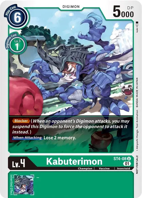Kabuterimon (Winner Pack Xros Encounter) card art