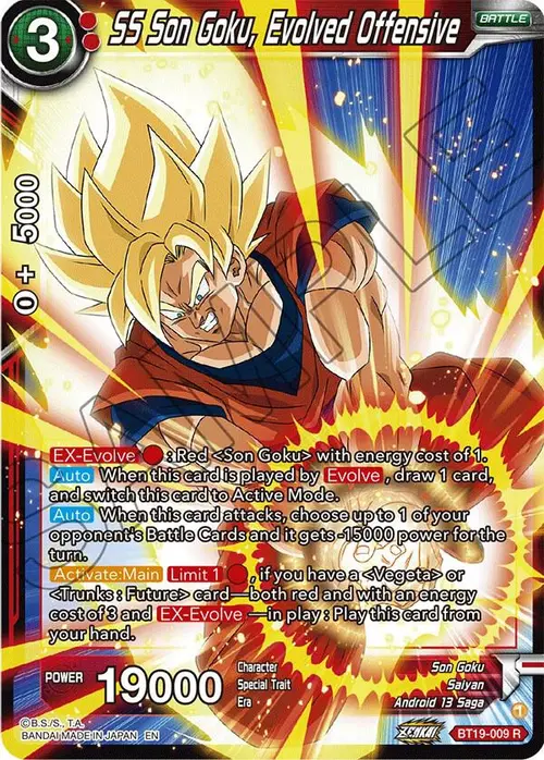 SS Son Goku, Evolved Offensive card art