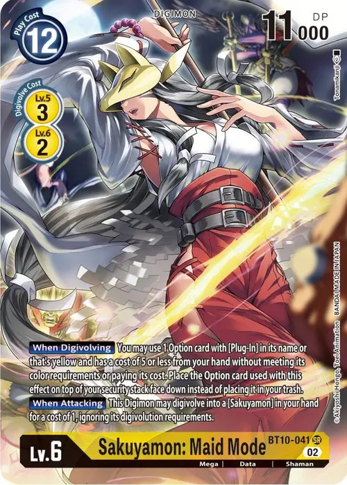 Sakuyamon: Maid Mode (Alternate Art) card art