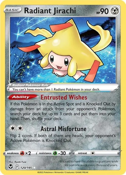 Radiant Jirachi card art