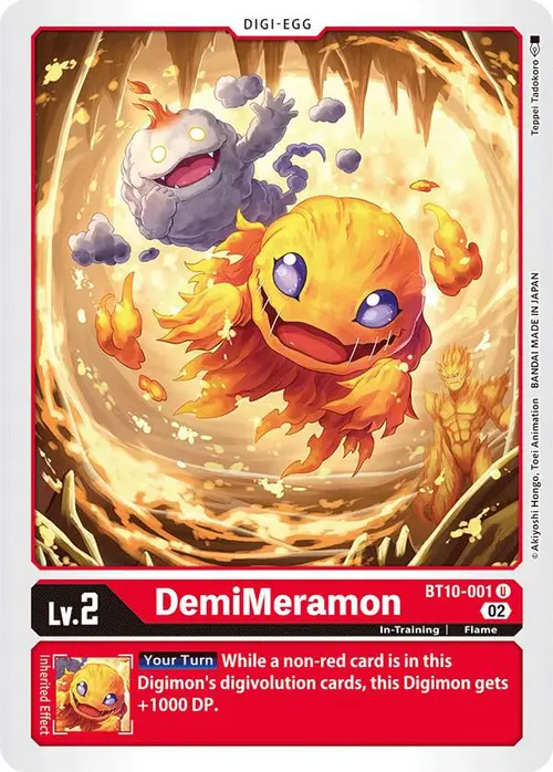 DemiMeramon card art