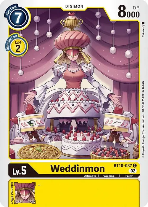 Weddinmon card art
