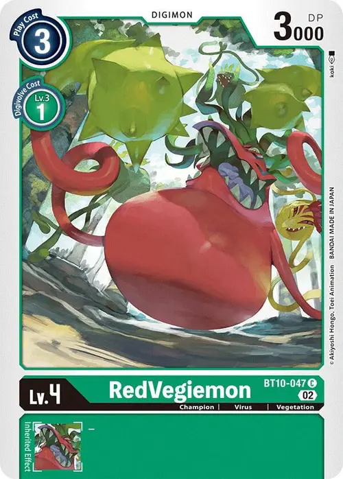RedVegiemon card art