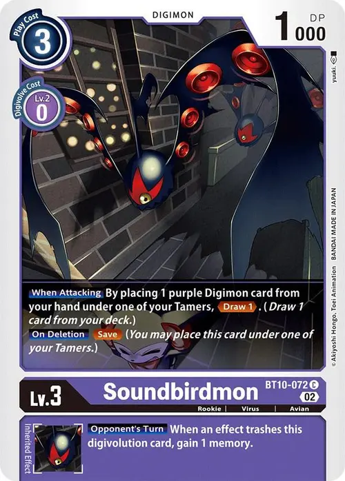 Soundbirdmon card art