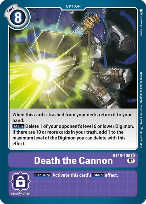Death the Cannon card art