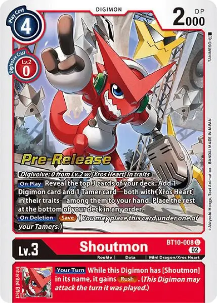 Shoutmon card art