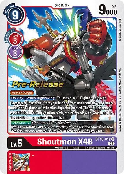 Shoutmon X4B card art