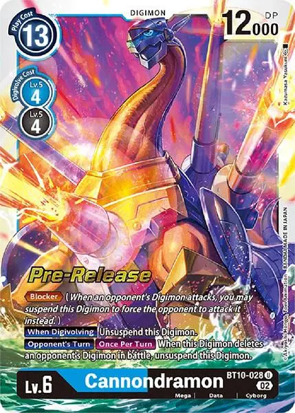 Cannondramon card art