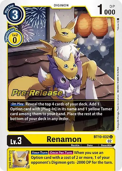 Renamon card art
