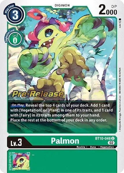 Palmon card art