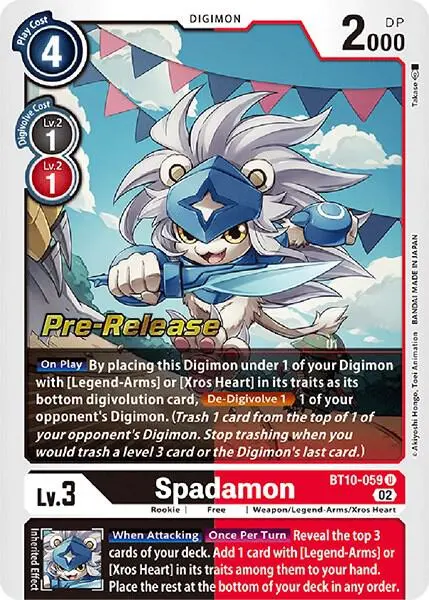 Spadamon card art
