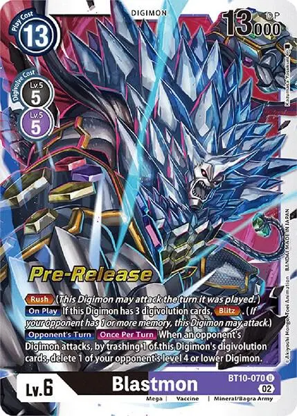 Blastmon card art