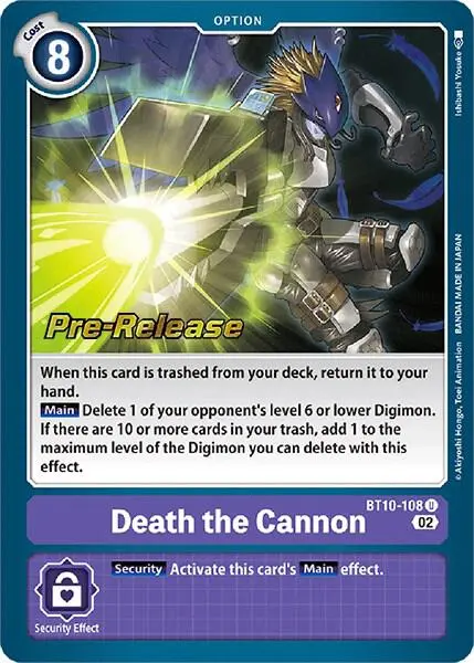 Death the Cannon card art
