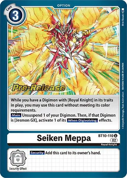 Seiken Meppa card art