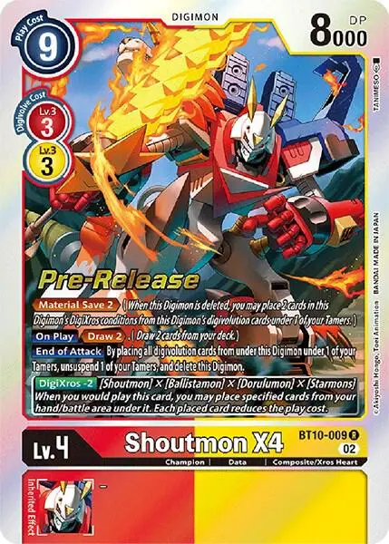 Shoutmon X4 card art