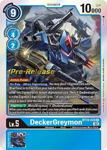 DeckerGreymon card art