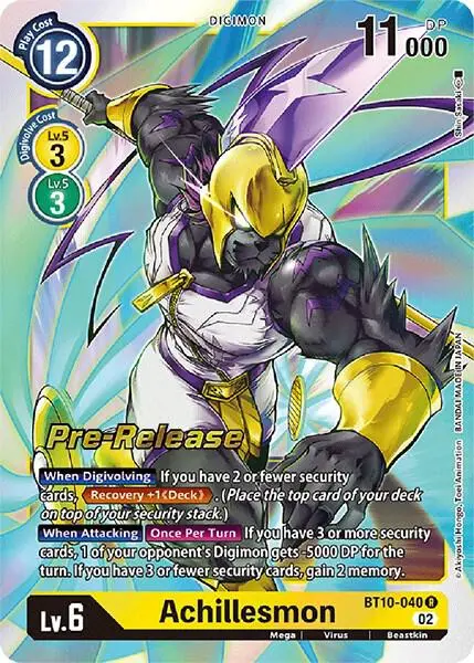 Achillesmon card art
