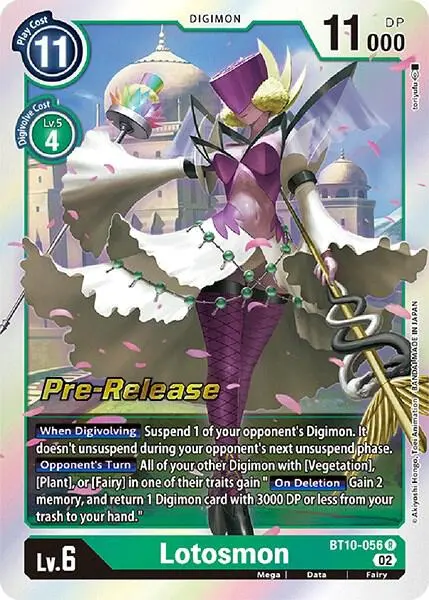 Lotosmon card art
