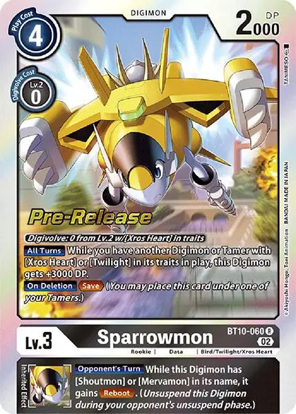 Sparrowmon card art