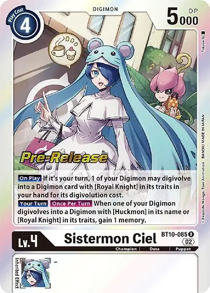 Sistermon Ciel card art