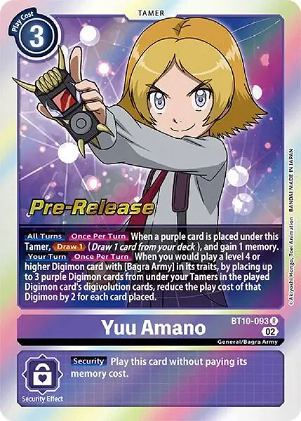 Yuu Amano card art