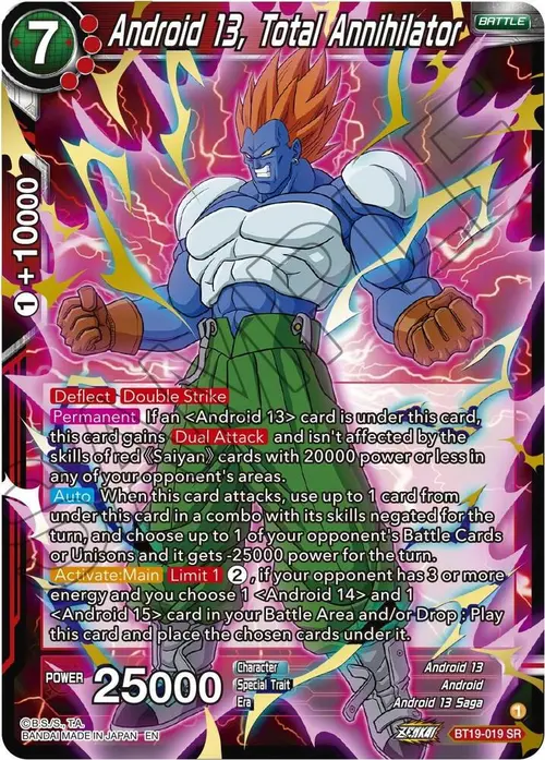 Android 13, Total Annihilator card art