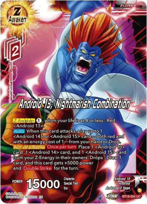 Android 13, Nightmarish Combination card art