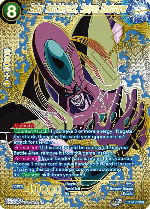 Baby Hatchhyack, Saiyan Destroyer (Premium Edition) card art