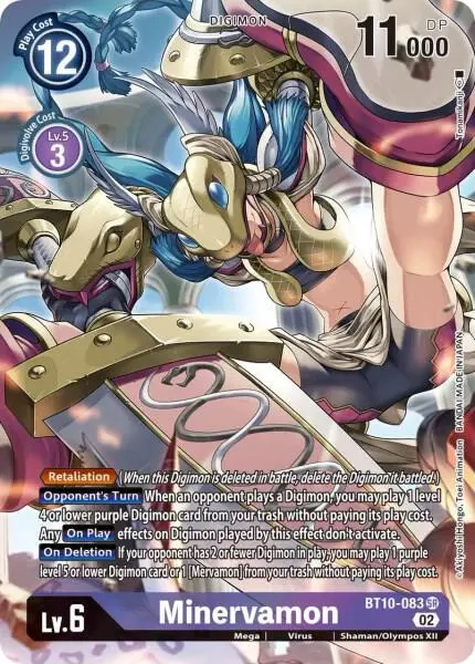 Minervamon (Alternate Art) card art