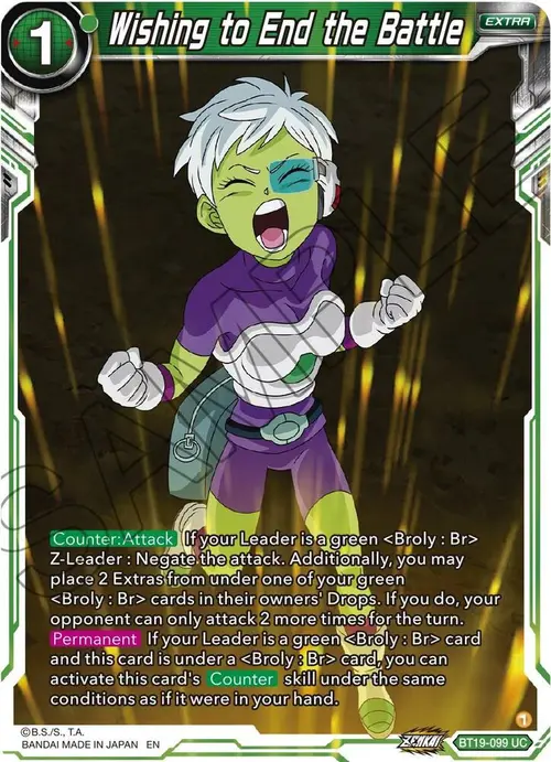 Wishing to End the Battle card art