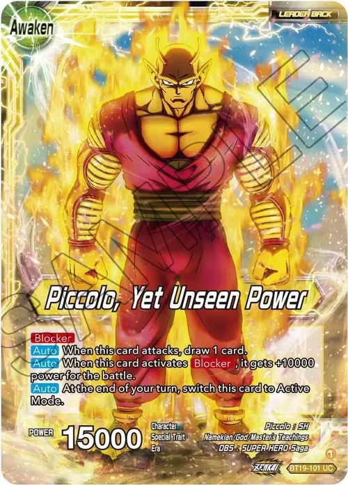 Piccolo // Piccolo, Yet Unseen Power card art