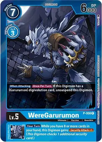WereGarurumon (Gift Box 2022) card art