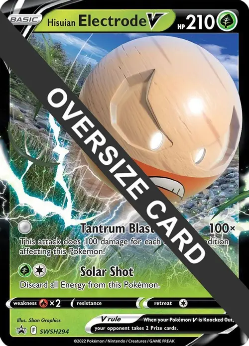 Hisuian Electrode V - SWSH294 card art