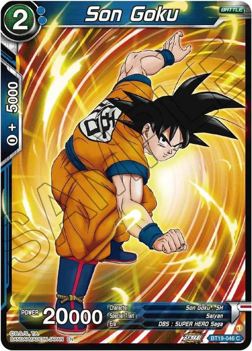 Son Goku card art