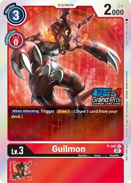 Guilmon (DC-1 2022 Stamped) card art