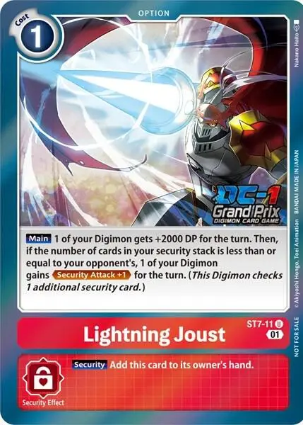 Lightning Joust (DC-1 2022 Stamped) card art