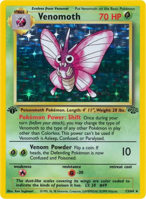 Venomoth (13) card art