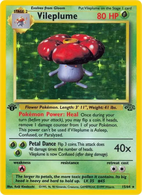 Vileplume (15) card art