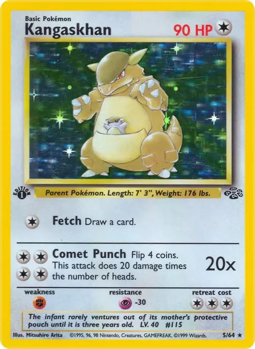 Kangaskhan (5) card art