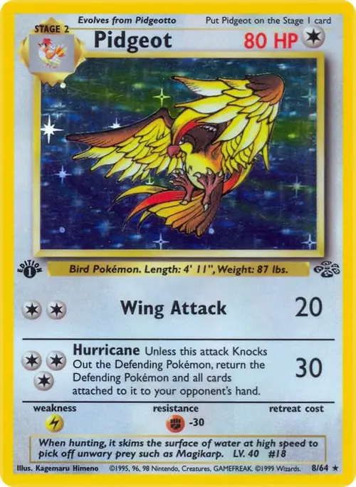 Pidgeot (8) card art