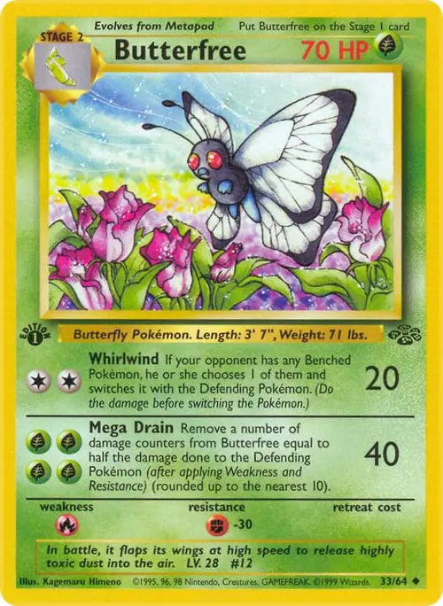 Butterfree card art