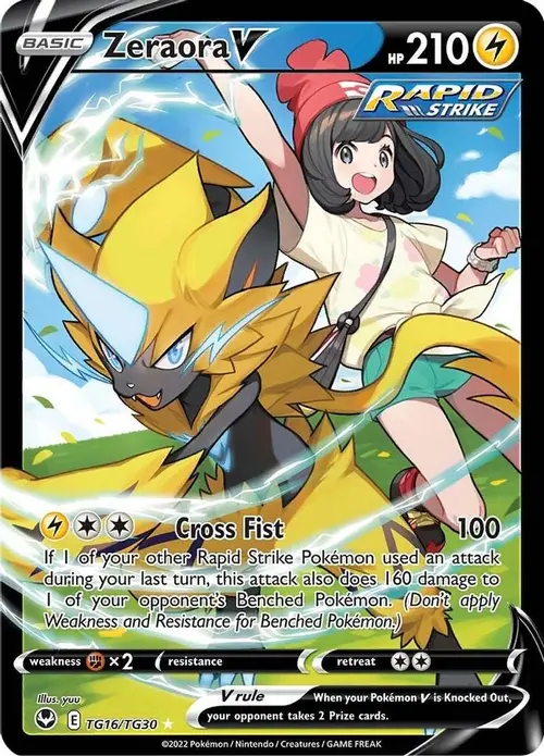 Zeraora V card art