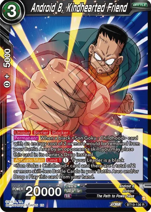 Android 8, Kindhearted Friend card art