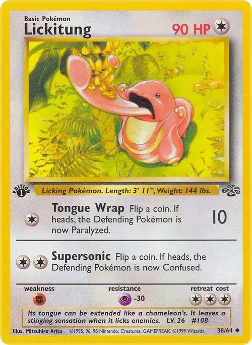 Lickitung card art