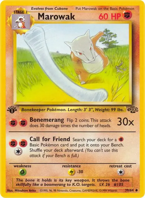 Marowak card art