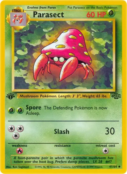 Parasect card art