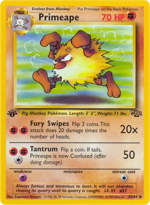 Primeape card art