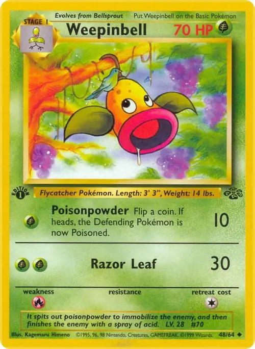 Weepinbell card art