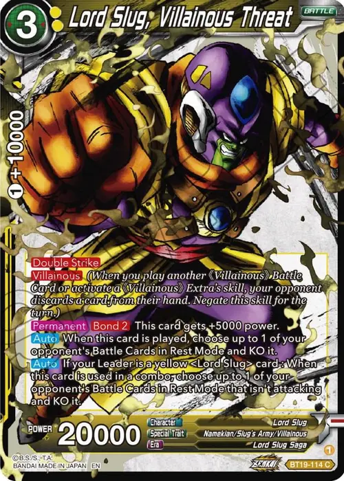 Lord Slug, Villainous Threat card art